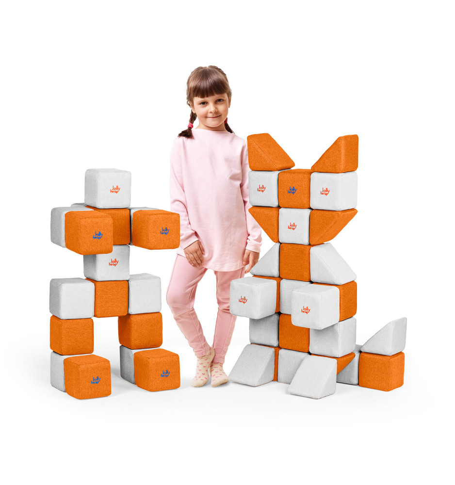 Jollyheap Magnetic blocks 50 pieces-2 shapes