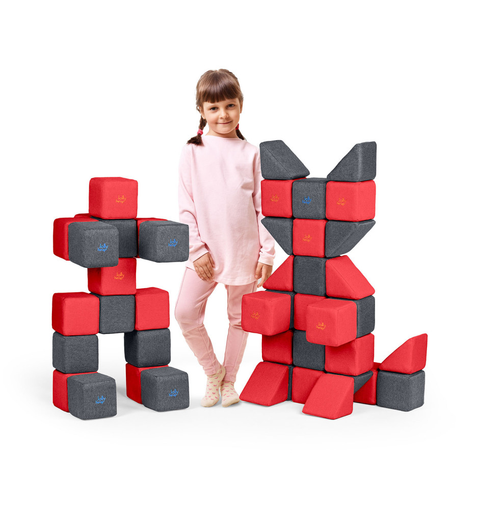 Jollyheap Magnetic blocks 50 pieces-2 shapes