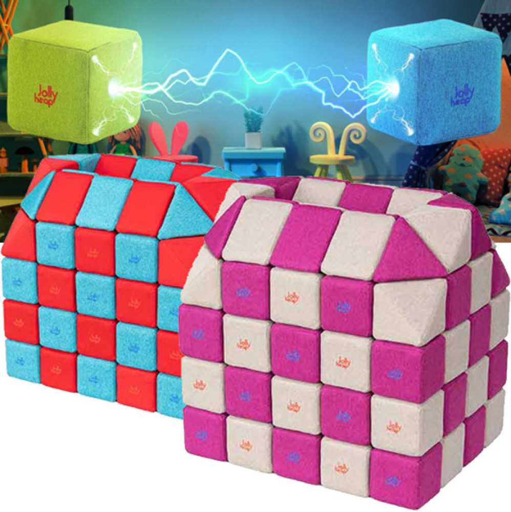 Jollyheap Magnetic blocks 50 pieces-2 shapes